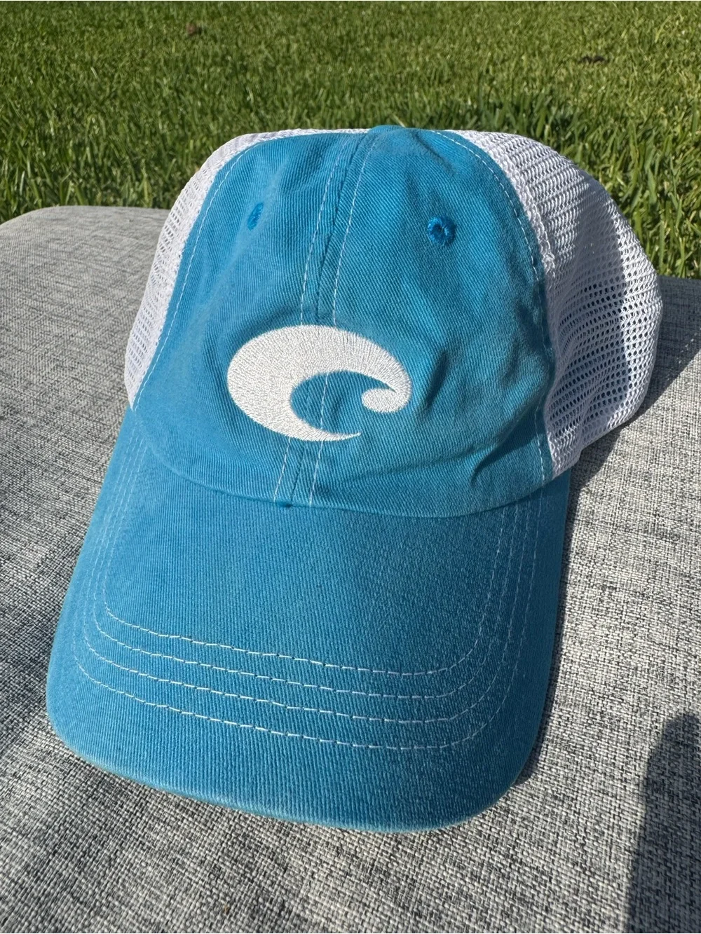 Costa Blue Trucker Hat with Logo